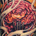 Light Bulb Brain Tattoo Tattoo Design Thumbnail